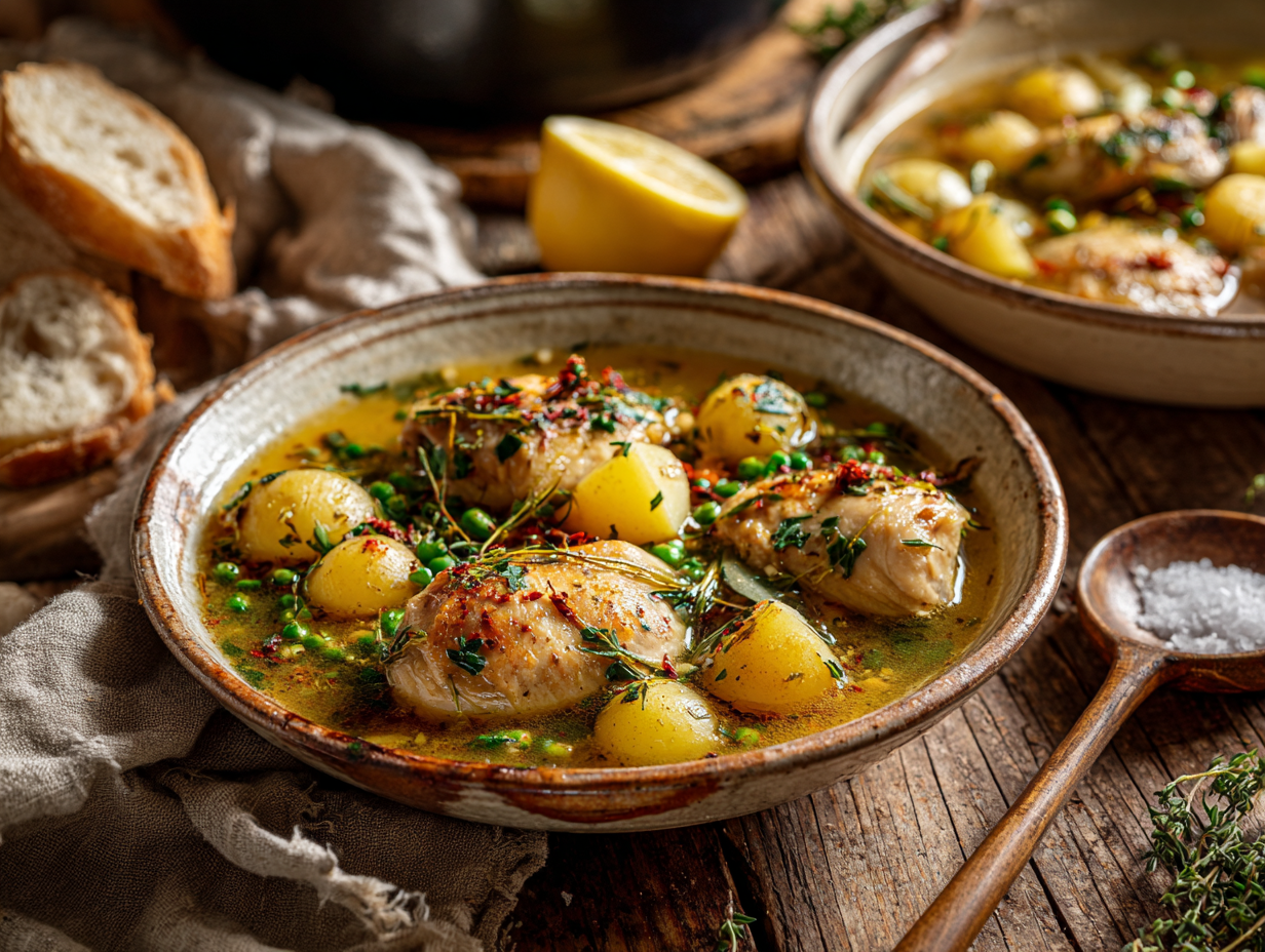 30-Minute Lemon-Herb Chicken Stew