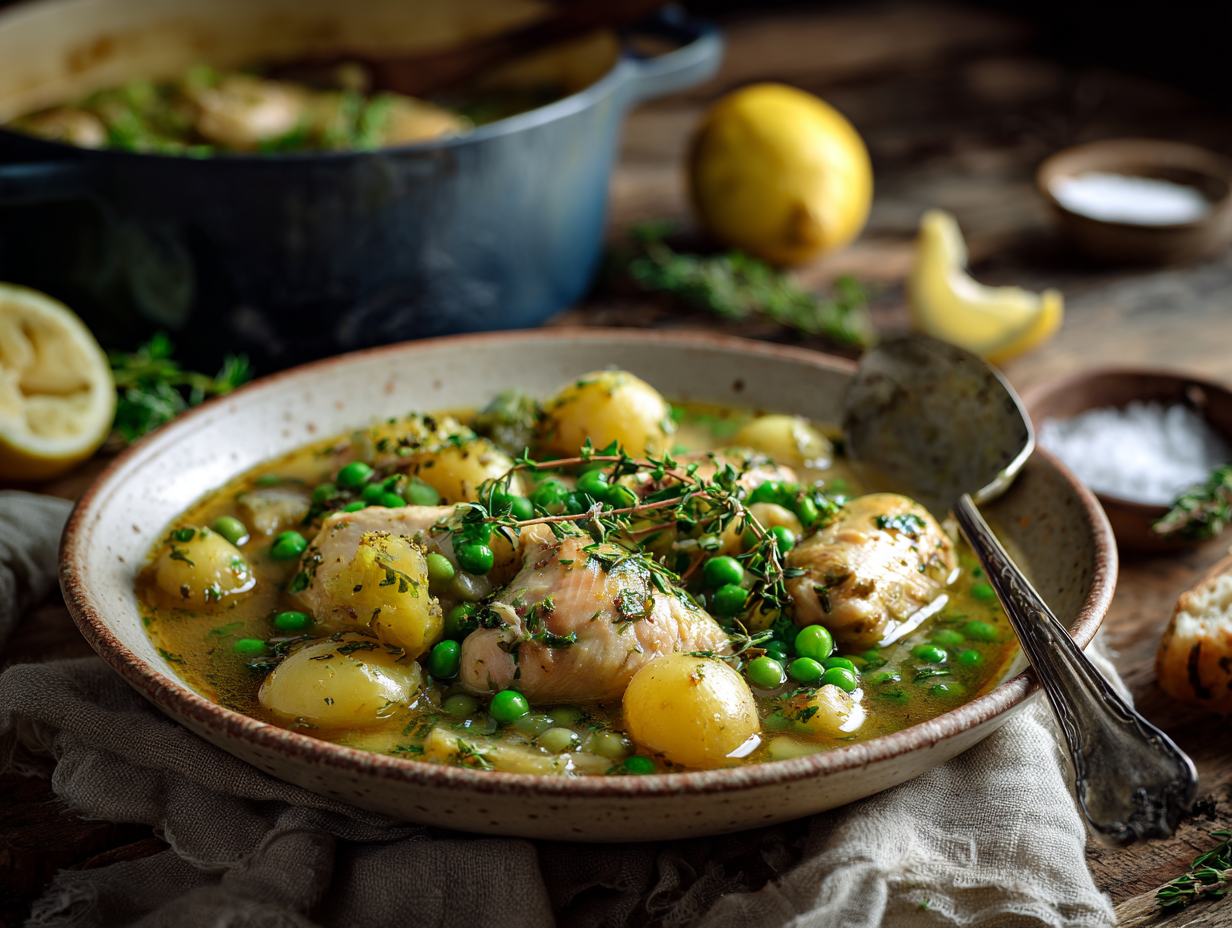30-Minute Lemon-Herb Chicken Stew