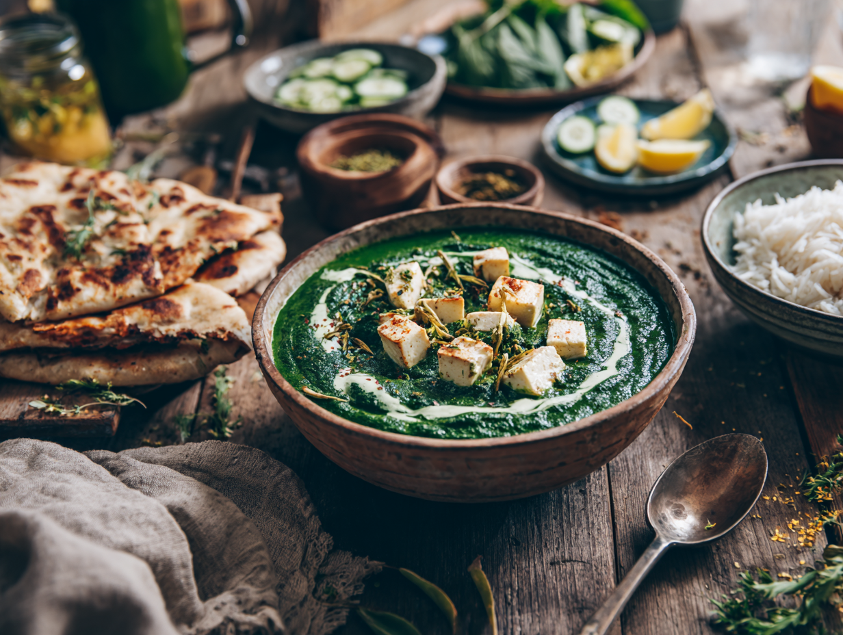 30-Minute Palak Paneer (Silky Spinach with Seared Paneer)