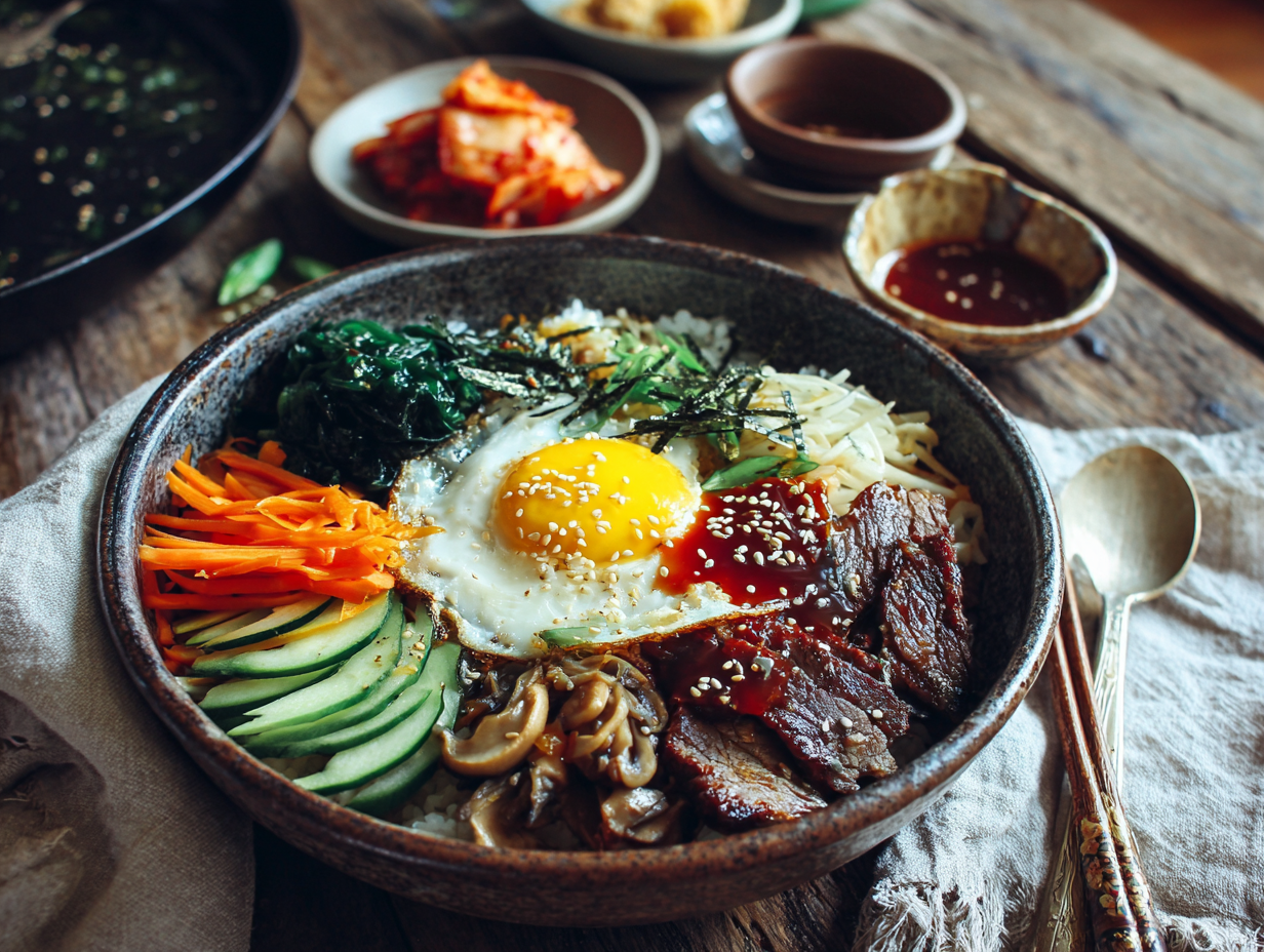 30-Minute Beef Bibimbap (Korean Mixed Rice Bowls)