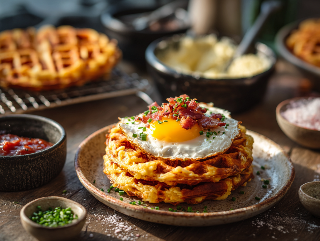 Easy Keto Chaffle Recipe (Crispy, 10-Minute Batter)