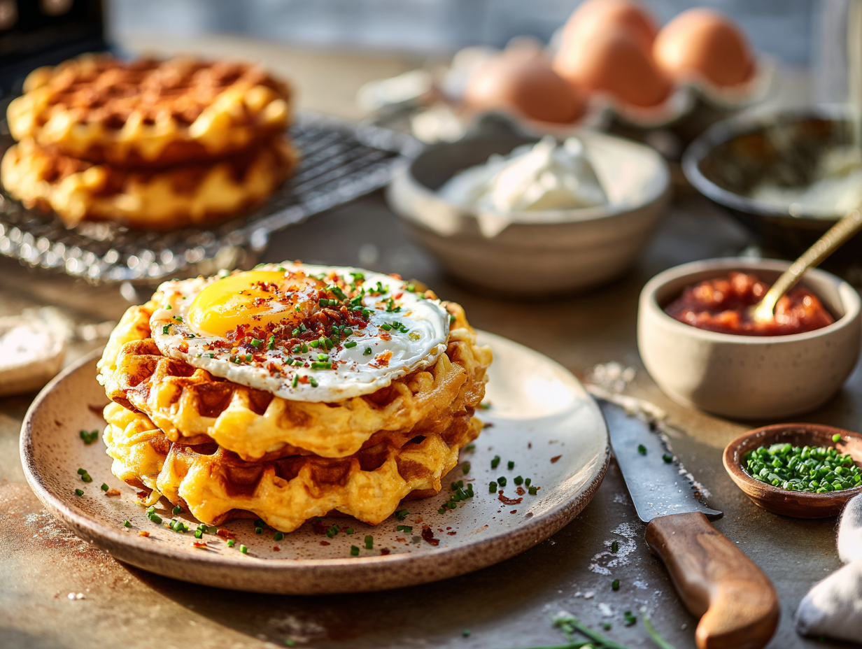 Easy Keto Chaffle Recipe (Crispy, 10-Minute Batter)