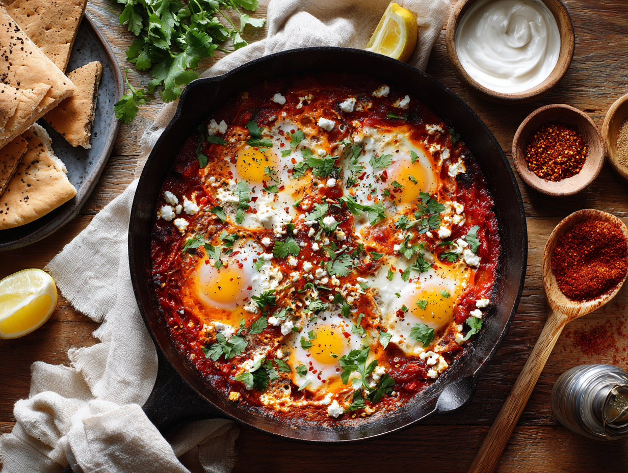 Weeknight Shakshuka Recipe 2 Weeknight Shakshuka With Feta And Herbs