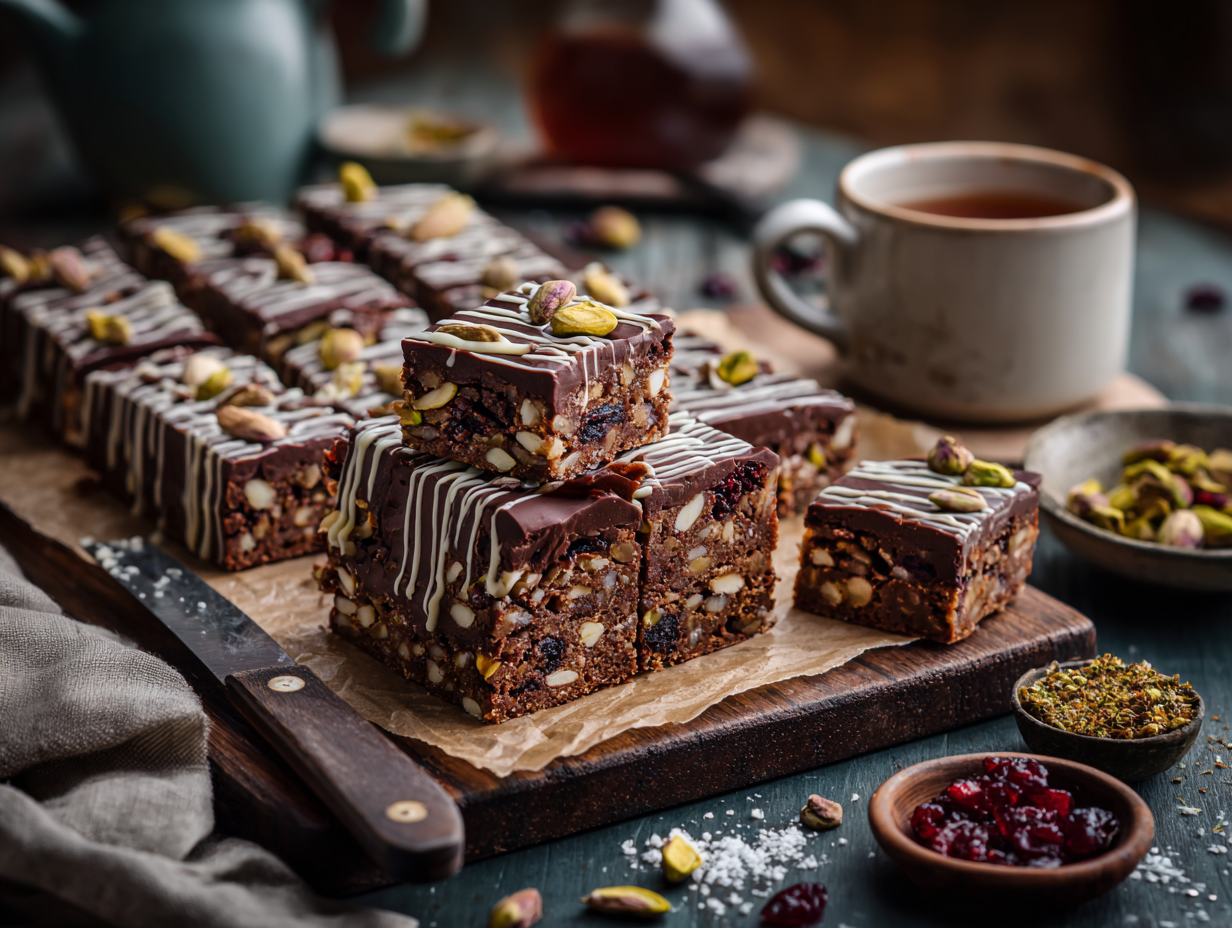 30-Minute Chocolate Biscuit Tiffin (No-Bake)