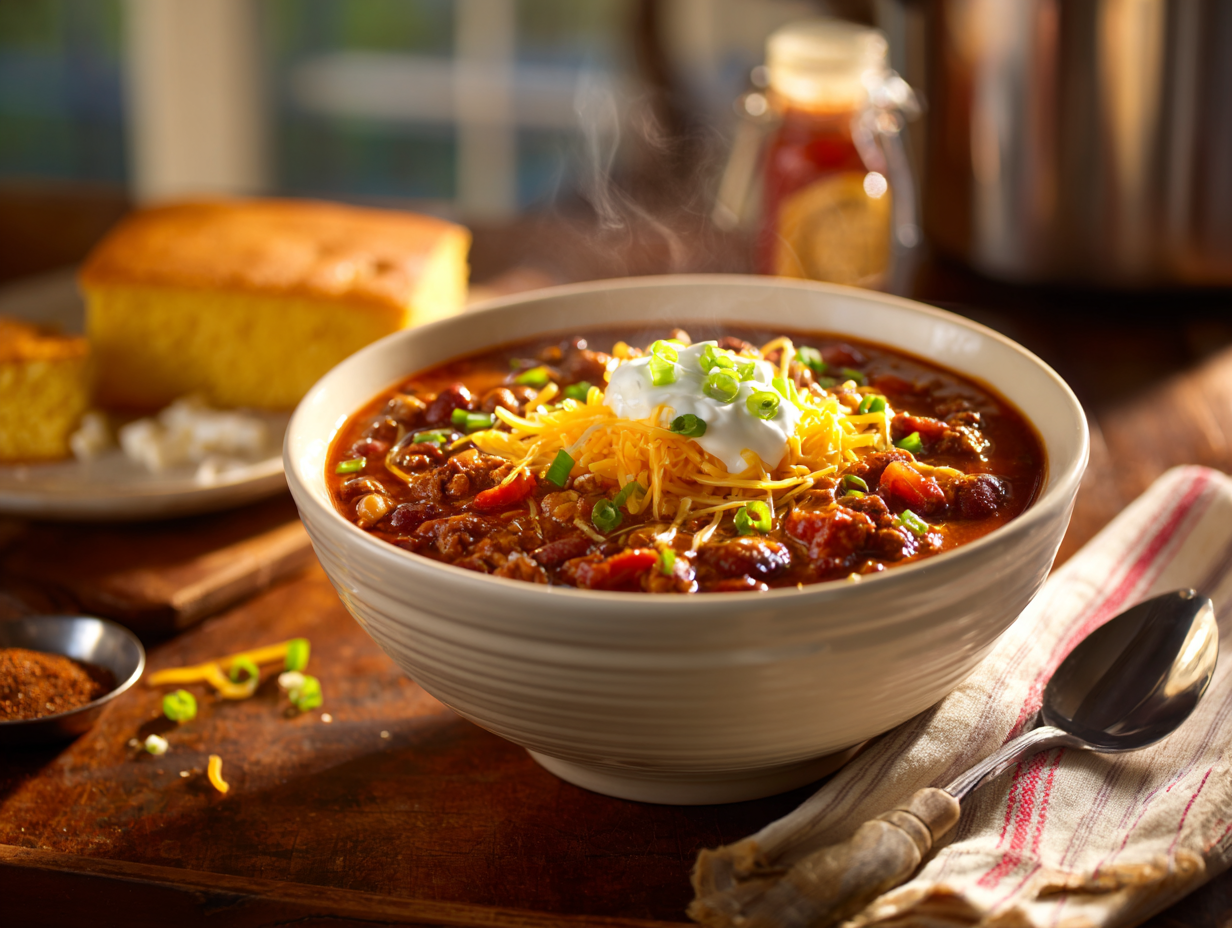 Speed‑Simmered Wendy’s‑Style Weeknight Chili