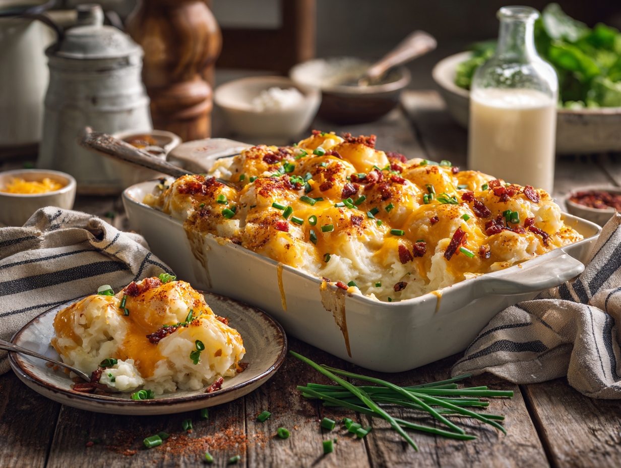 Speedy Twice-Baked Potato Casserole 2 30-Minute Twice-Baked Potato Casserole