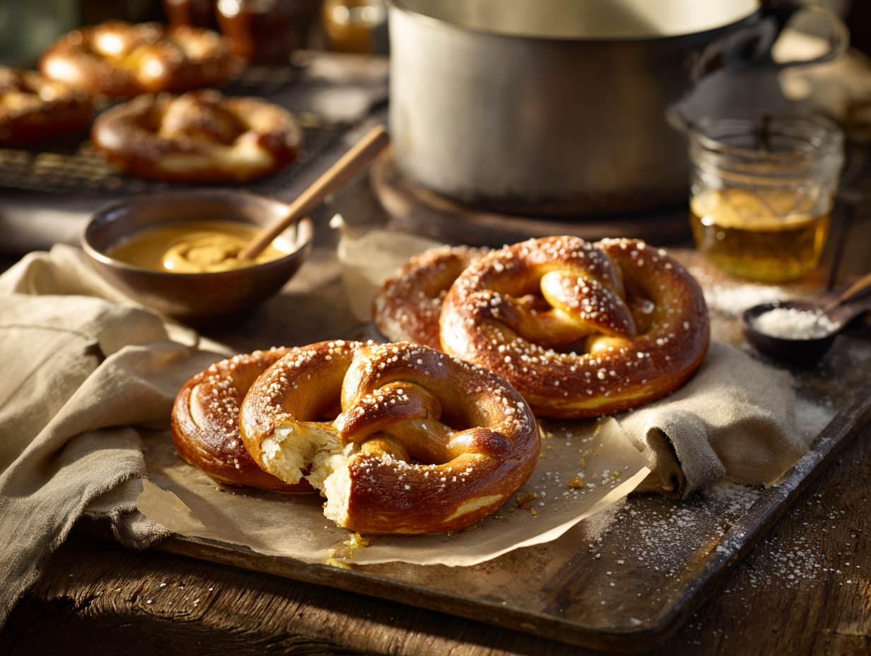 30-Minute Soft Pretzels with Classic Baking Soda Bath